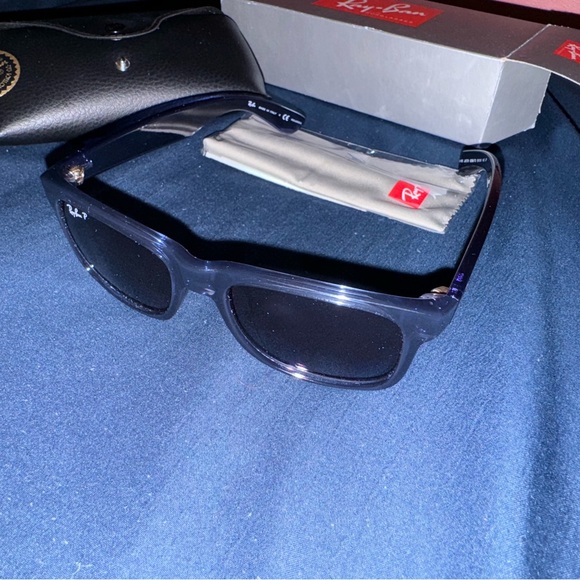 Ray-Ban Justin Classic Unisex Navy Blue - Picture 3 of 5